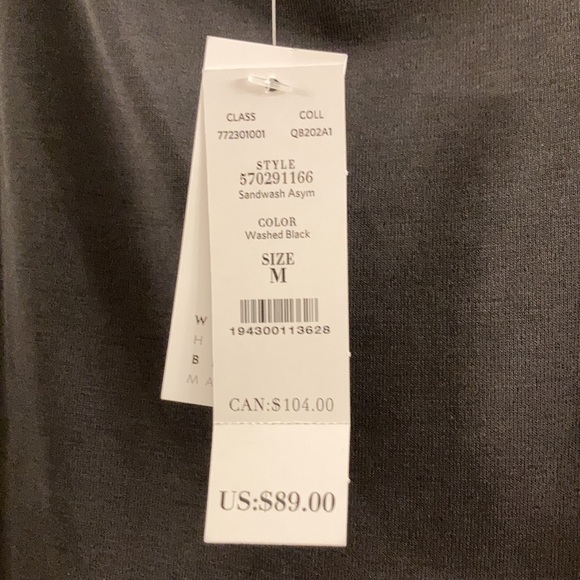 NWT WHBM Sandwash Asymmetrical Pull On Skirt-SZ MED - Picture 4 of 5